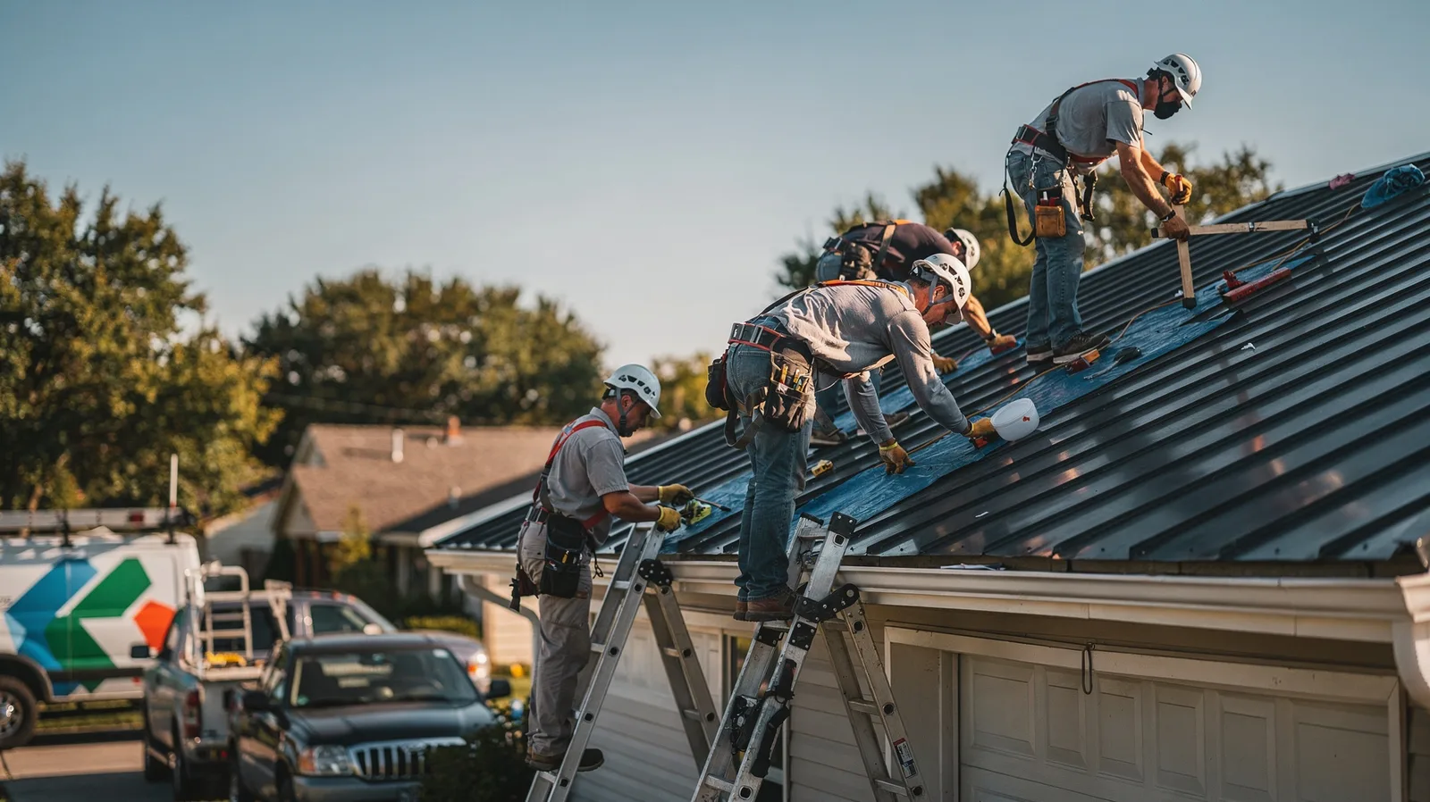Metal Roof Installation in Saint Louisville, OH near me